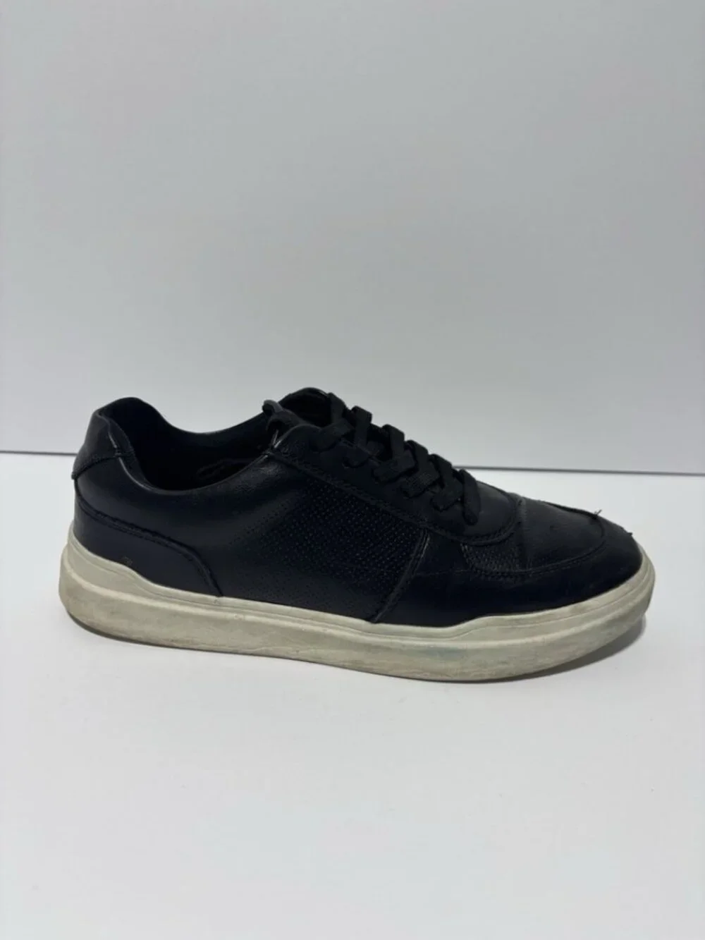 Bruno Marc Men’s Black Casual Lace-Up Sneakers, Size 8.5 M